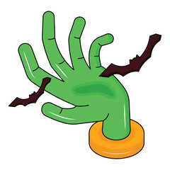 Halloween isometric icons