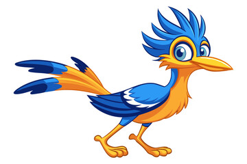 roadrunner vector illustration