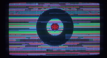 Glitching Target Screen Overlay.