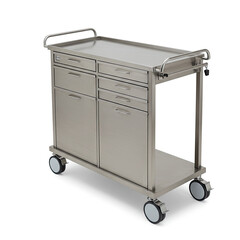 metal box isolated on white background