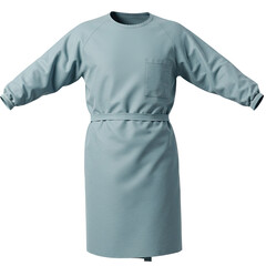 surgical gown on white background