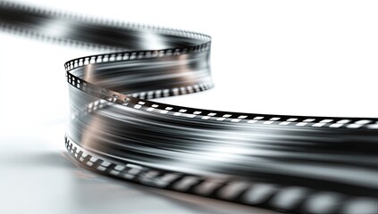 Abstract film strip, dynamic and sleek