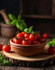 Fresh cherry tomatoes in a bowl (2)