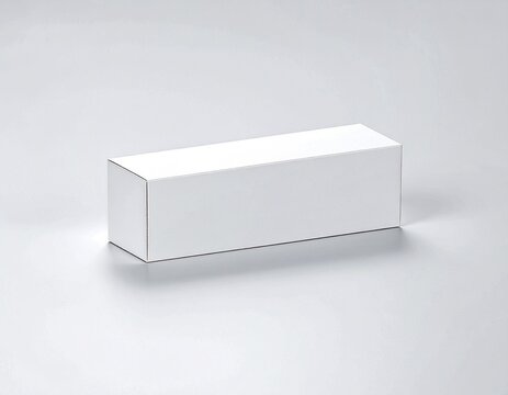 Caja de cart&oacute;n blanca editable para mockup