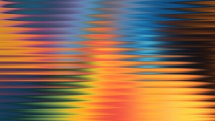 Vibrant Abstract Horizontal Ripples of Orange Blue and Purple Hues background pattern
