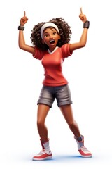 Footwear smiling cartoon shorts.