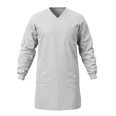surgical gown on white background
