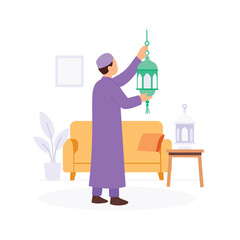 Ramadan Lanterns, Decorative lights for Ramadan nights