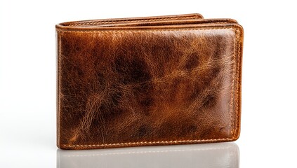 Close-up of a brown leather wallet (1)