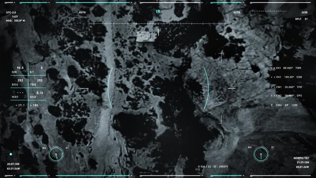 Modern Warfare Drone Destroys Combat Tank During Enemy Detection Operation. Using Modern Warfare Weapon System For Detection And Attack On Enemy Tank. Modern Warfare Missile Target Detection System