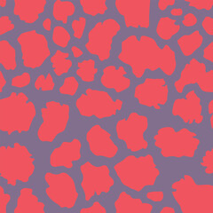 Abstract modern giraffe seamless pattern. Animals trendy background. Colorful decorative vector stock illustration for print, card, postcard, fabric, textile. Modern ornament of stylized skin.