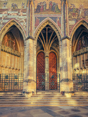 Historic ornate doorway