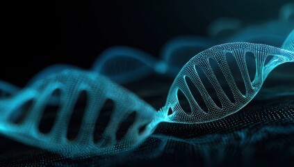 Abstract DNA double helix
