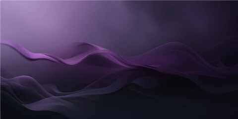 Abstract flowing purple smoke and blue light waves create a dynamic, swirling backdrop with intricate lines and an energetic texture