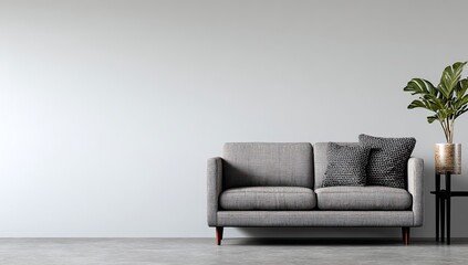 Fototapeta premium Minimalist living room interior