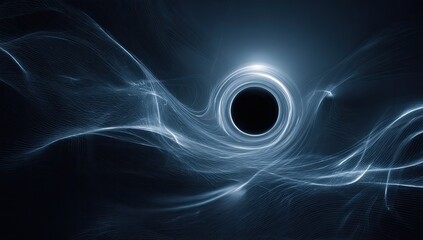 Abstract swirling vortex design