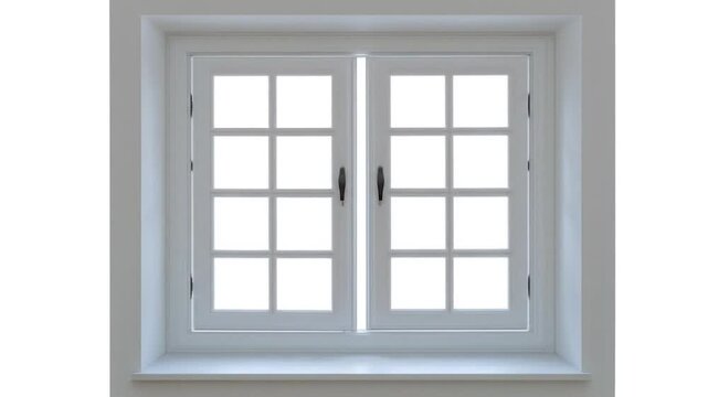 White window open to sky