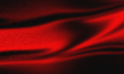 Red and Black Gradient Abstract Background with Grainy Texture, Blurred Waves, and Pixelated Noise – Dramatic Fluid Digital Art Wallpaper