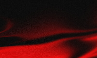 Red and Black Gradient Abstract Background with Grainy Texture, Blurred Waves, and Pixelated Noise – Dramatic Fluid Digital Art Wallpaper