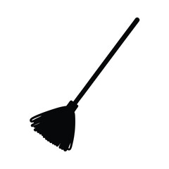 Zoo Keeper element isolated mop on white background