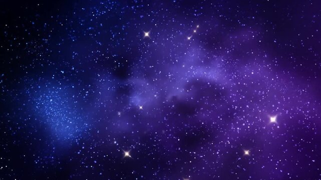 Purple nebula background