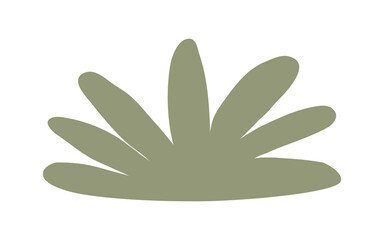  Abstract Green Bush or Amoeba Shape