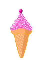 ice cream vector illustration