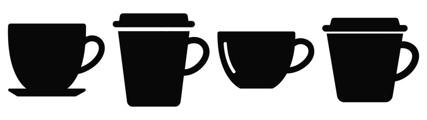 coffee Icon Set, Vector illustration