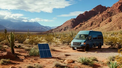camping in the desert