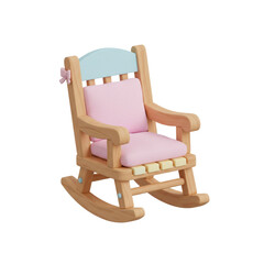 wooden rocking chair