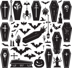 Halloween Silhouettes Icons
