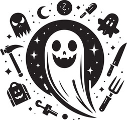 Halloween Silhouettes Icons