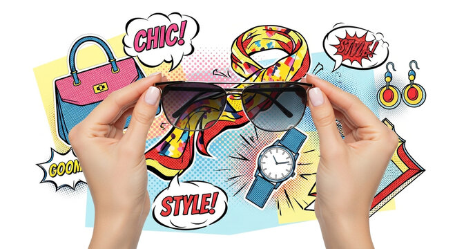 A Stylish Collection of Fashion Accessories Showcasing Chic Trends and Personal Style Selections