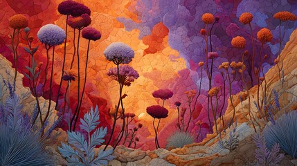 red and yellow tulips in spring