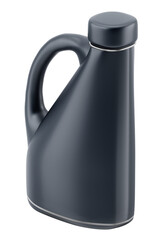 Engine oil container on transparent background. 3D illustration