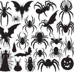 Halloween Silhouettes Icons