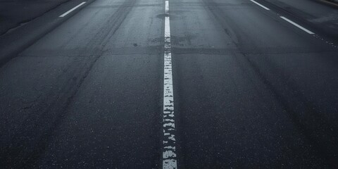 Urban roadway scene city center photograph asphalt environment straight view urban exploration