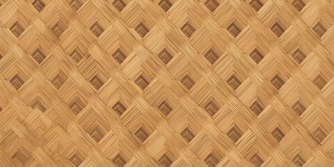 Naklejka premium Crafting traditional woven bamboo mats southeast asia textile art indoor setting close-up view cultural heritage