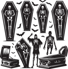Halloween Silhouettes Icons