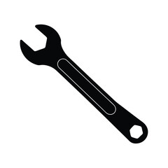 Zoo Keeper element isolated wrench on white background