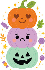 halloween pumpkin cartoon