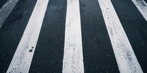 Crosswalk safety awareness campaign urban city streets photography public environment ground view community engagement