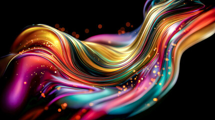 abstract background with colorful splashes circles abstract fractal swirl pattern wallpaper paint