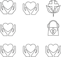 Abstract geometric silhouette design with vibrant color accents and bold typography silhouette