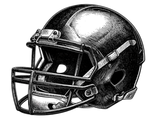american football helmet