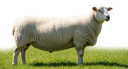 Obraz premium sheep on a white background
