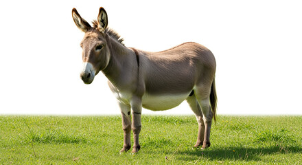 Fototapeta premium foal on a white background