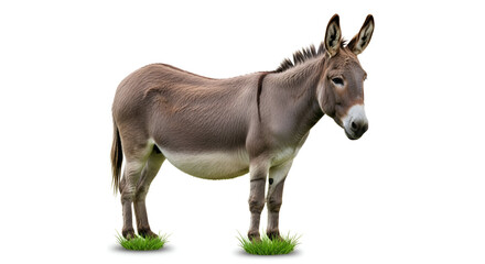 donkey isolated on white background