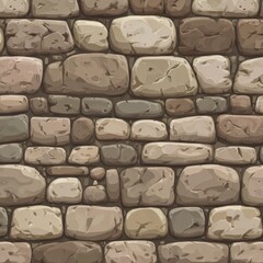 Obraz premium Seamless stone wall texture