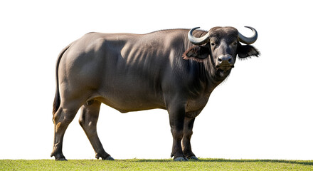 buffalo isolated on white background